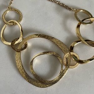 Beautiful Gold Statement Necklace
